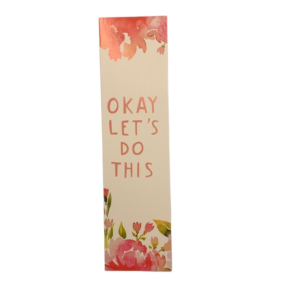 New Floral Bookmark